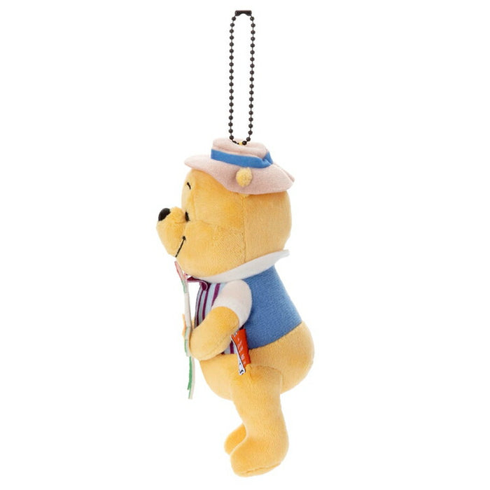 Japan Takara Tomy - Winnie the Pooh Costume Series Bouquet Plush Keychain