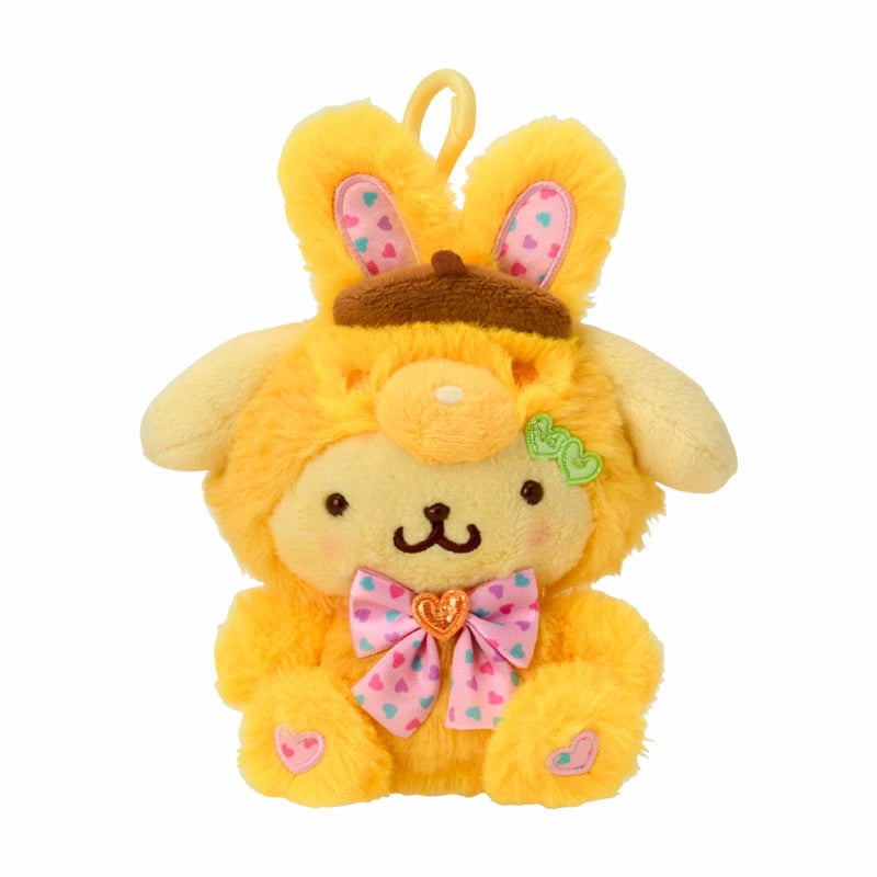 Japan Sanrio - Pompompurin Plush Keychain (Spring Rabbit 2025)