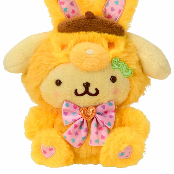 Japan Sanrio - Pompompurin Plush Keychain (Spring Rabbit 2025)