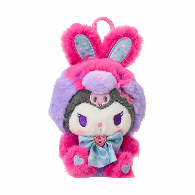 Japan Sanrio - Kuromi Plush Keychain (Spring Rabbit 2025)