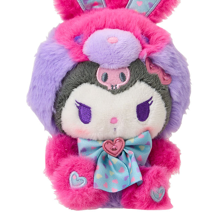Japan Sanrio - Kuromi Plush Keychain (Spring Rabbit 2025)