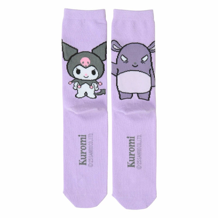 Japan Sanrio - Kuromi Crew Socks