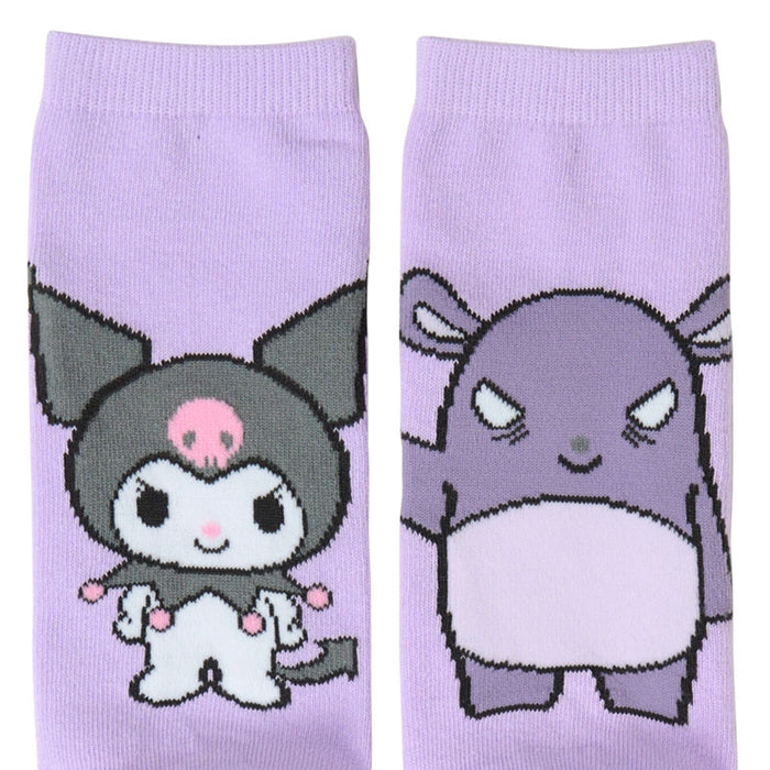 Japan Sanrio - Kuromi Crew Socks