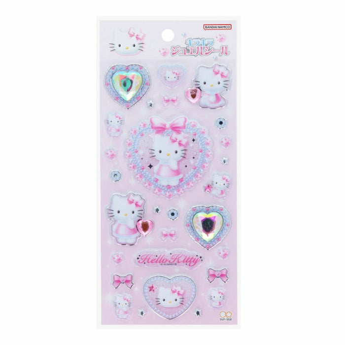 Japan Sanrio - Hello Kitty Sparkling Jewel Stickers (Ballet Core)