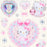 Japan Sanrio - Hello Kitty Sparkling Jewel Stickers (Ballet Core)