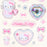 Japan Sanrio - Hello Kitty Sparkling Jewel Stickers (Ballet Core)