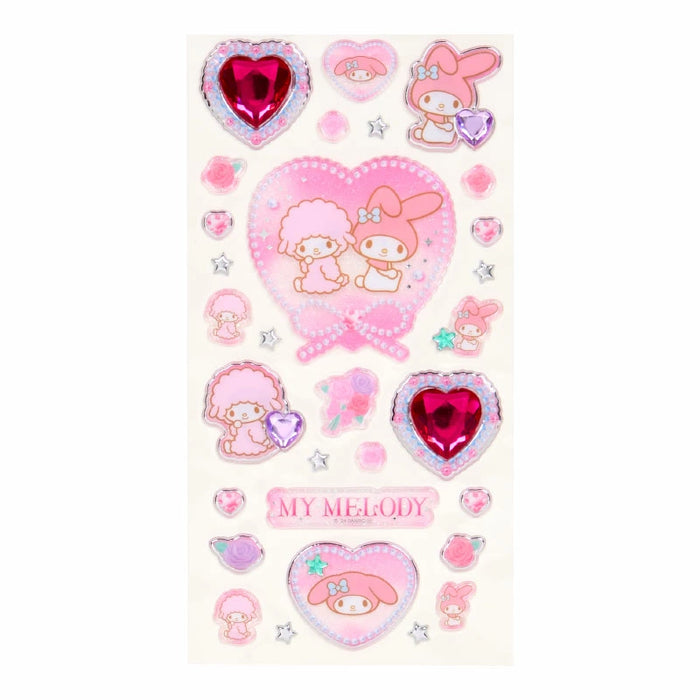 Japan Sanrio - My Melody & My Sweet Piano Sparkling Jewel Stickers (Ballet Core)