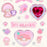 Japan Sanrio - My Melody & My Sweet Piano Sparkling Jewel Stickers (Ballet Core)