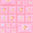Japan Sanrio - Usahana Tile Sticker (Ballet Core)