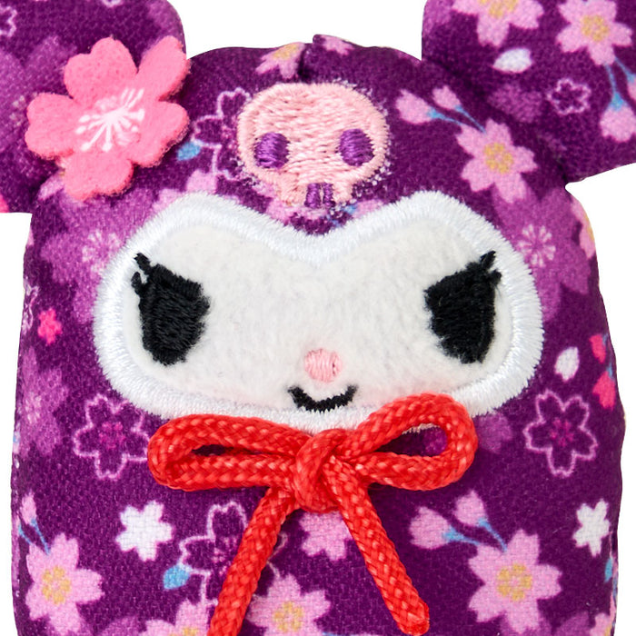 Japan Sanrio - Kuromi Magnet (Sakura Daruma)