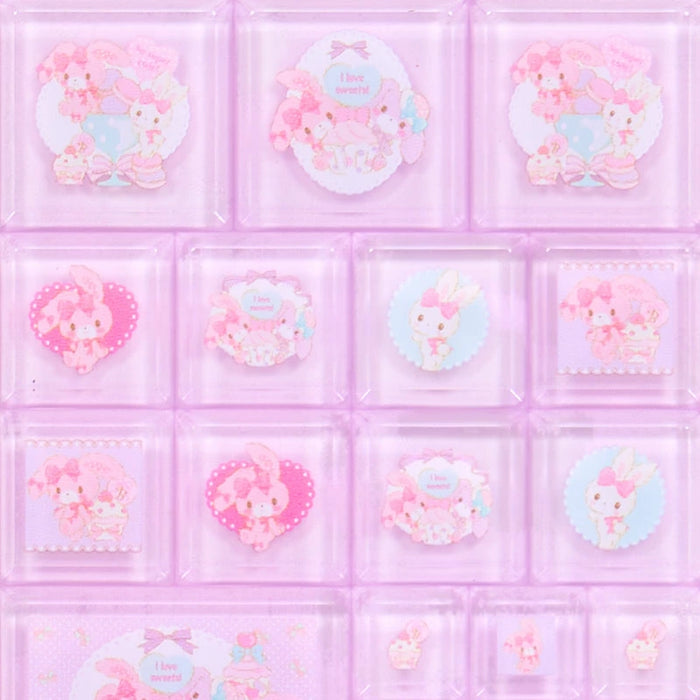 Japan Sanrio - Bonbon Ribbon Tile Sticker (Ballet Core)