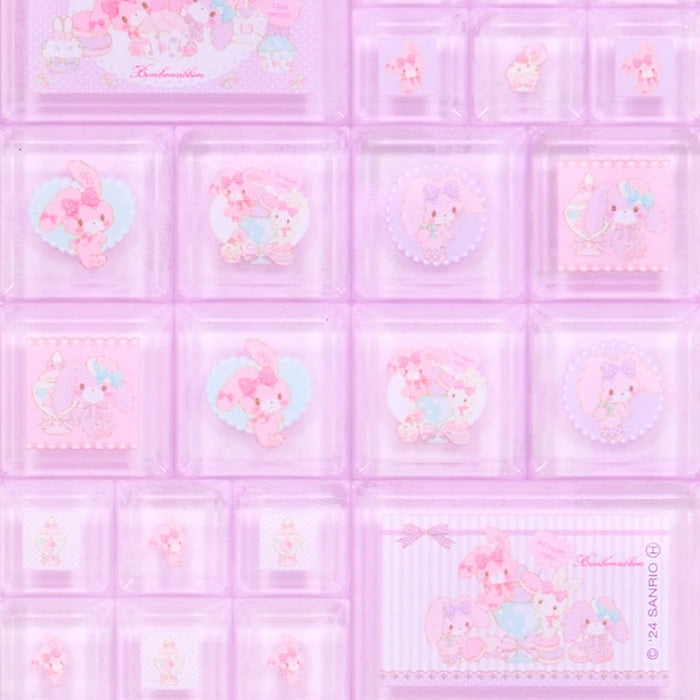 Japan Sanrio - Bonbon Ribbon Tile Sticker (Ballet Core)