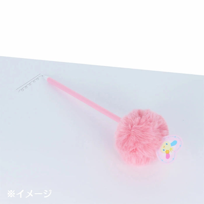Japan Sanrio - Usahana Fur Ballpoint Pen (Ballet Core)