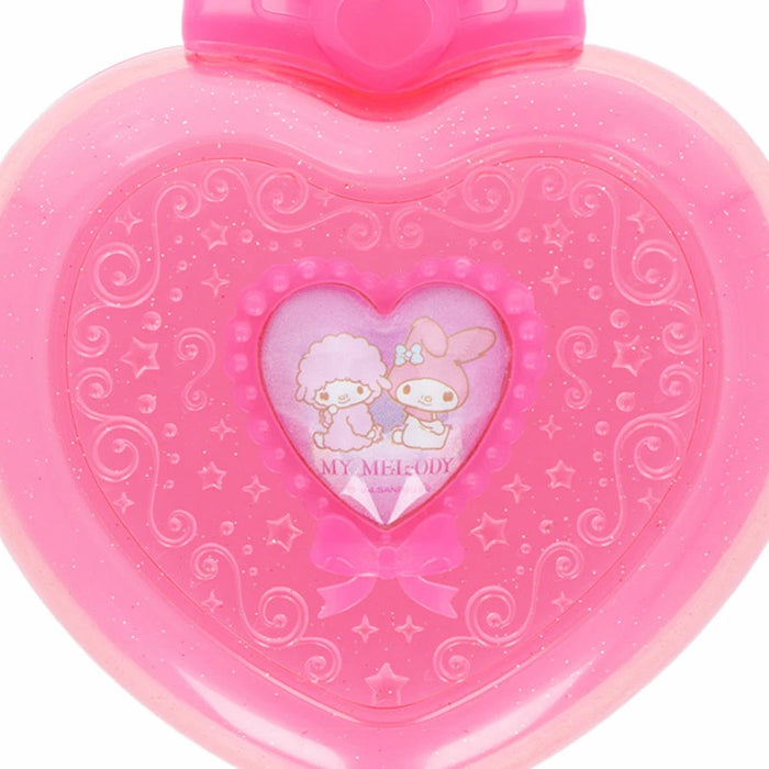 Japan Sanrio - My Melody & My Sweet Piano Heart-shaped Compact Memo Set (Ballet Core)