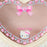 Japan Sanrio - Hello Kitty Heart-shaped Clear Pouch (Ballet Core)
