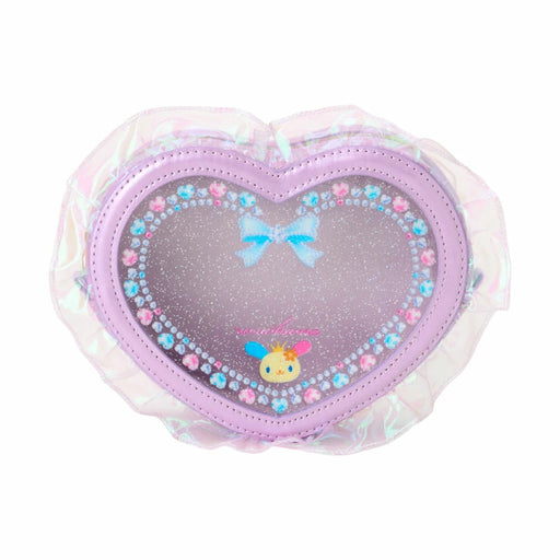Japan Sanrio - Usahana Heart-shaped Clear Pouch (Ballet Core)