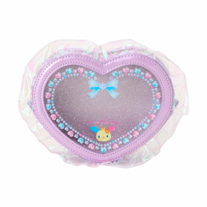 Japan Sanrio - Usahana Heart-shaped Clear Pouch (Ballet Core)