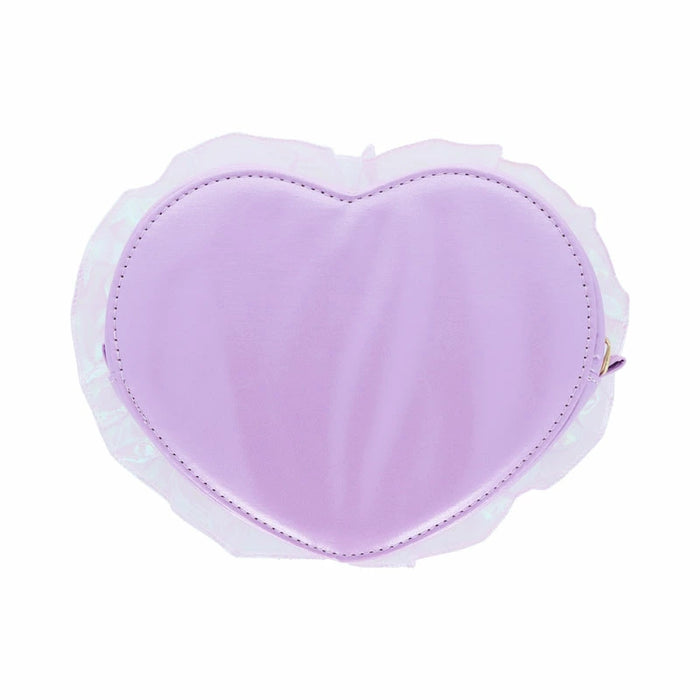 Japan Sanrio - Usahana Heart-shaped Clear Pouch (Ballet Core)