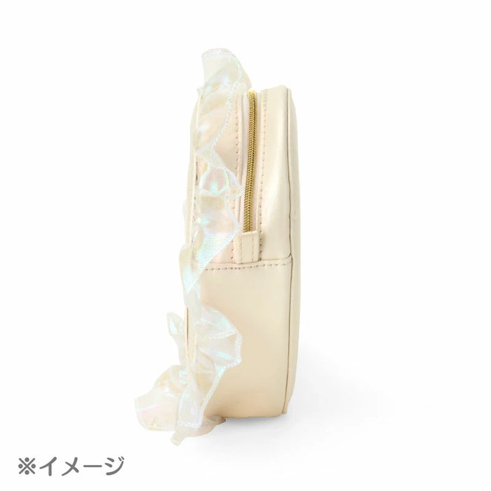 Japan Sanrio - Usahana Heart-shaped Clear Pouch (Ballet Core)