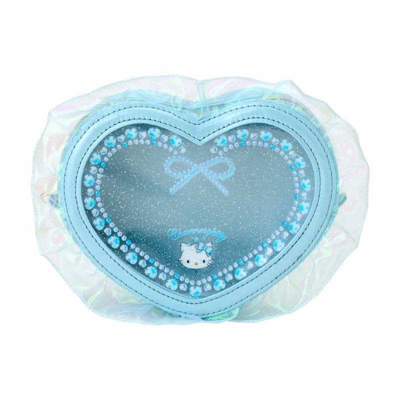 Japan Sanrio - Charmy Kitty Heart-shaped Clear Pouch (Ballet Core)