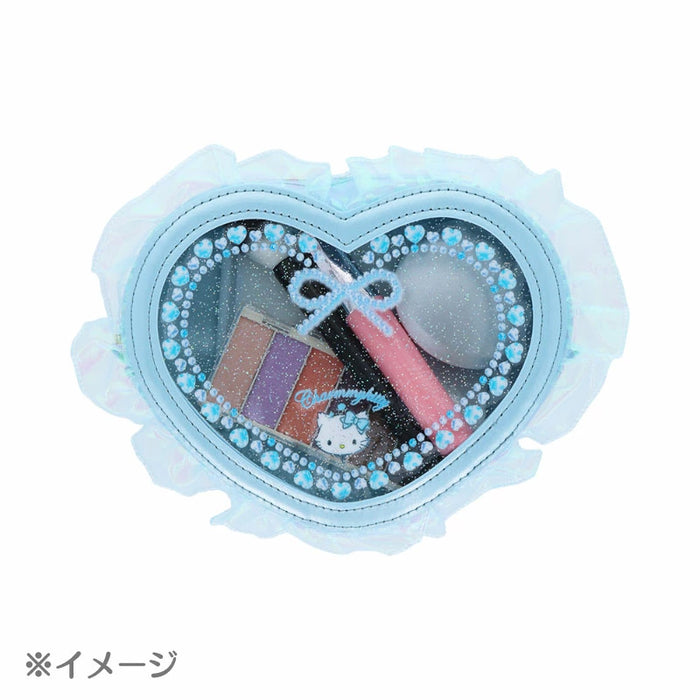 Japan Sanrio - Charmy Kitty Heart-shaped Clear Pouch (Ballet Core)