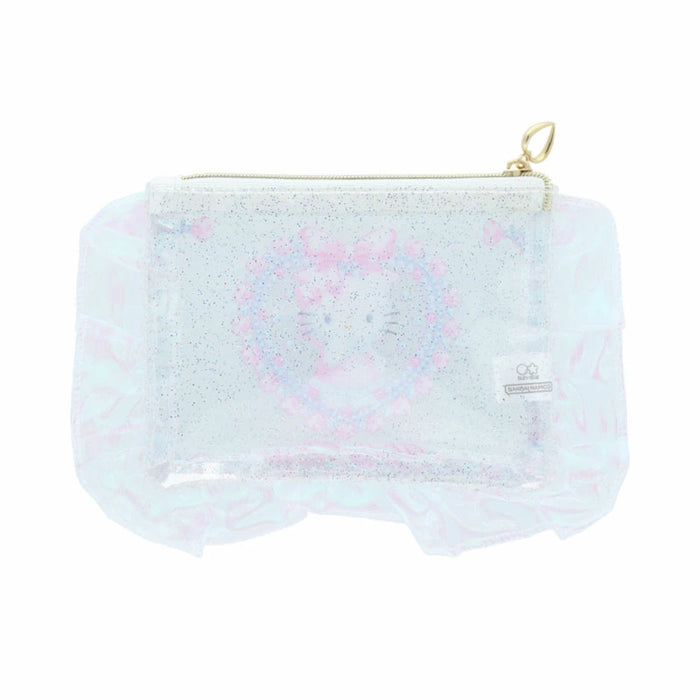 Japan Sanrio - Hello Kitty Frilled Pouch (Ballet Core)