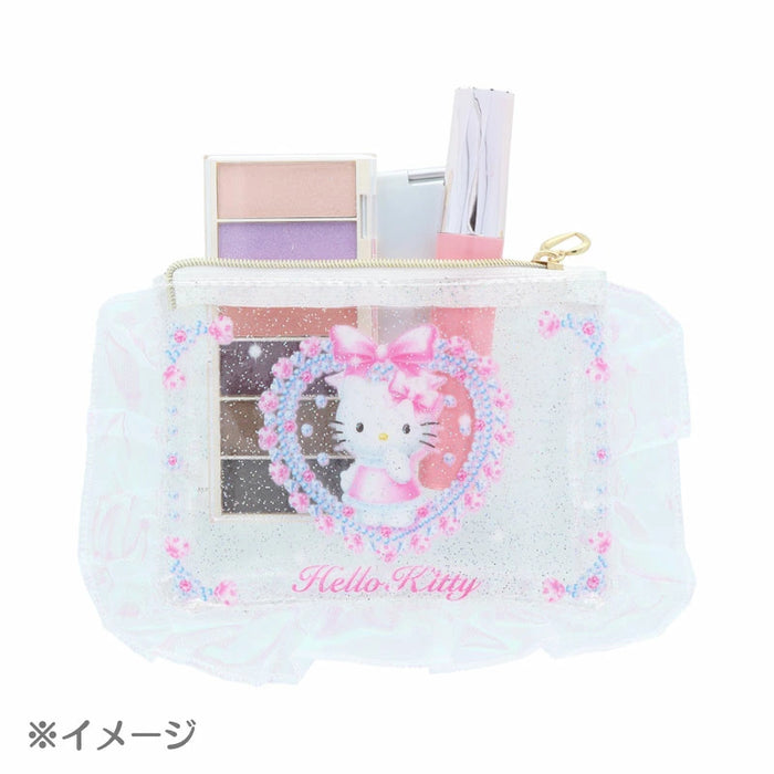 Japan Sanrio - Hello Kitty Frilled Pouch (Ballet Core)