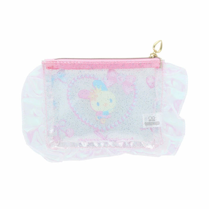 Japan Sanrio - Usahana Ruffled Pouch (Ballet Core)