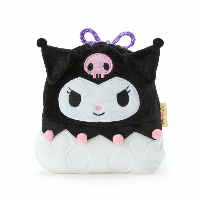 Japan Sanrio - Christmas Sweets 2025 Collection x Kuromi Candy & Character-Shaped Drawstring Bag