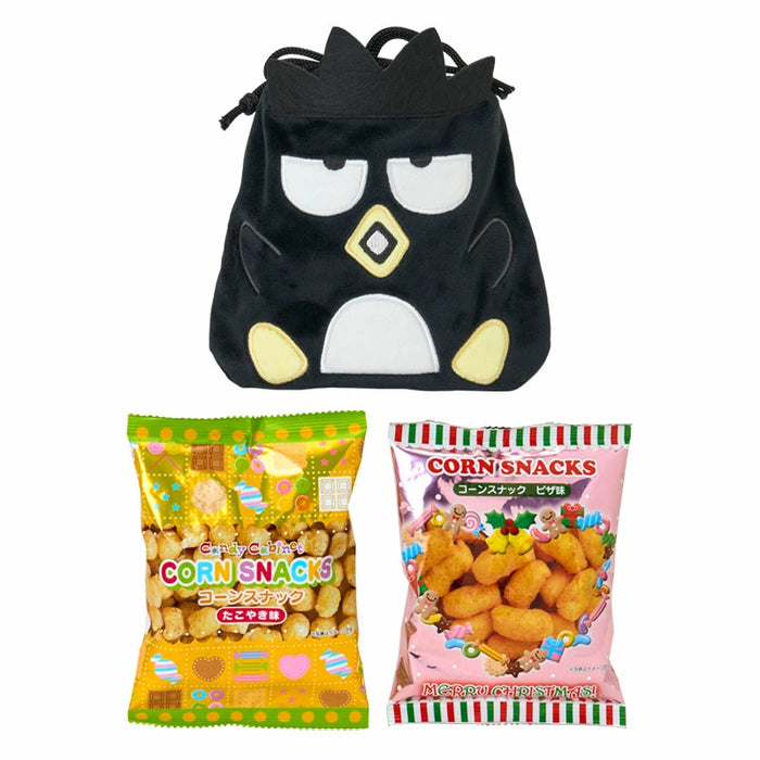 Japan Sanrio - Christmas Sweets 2025 Collection x Bad Badtz-Maru Candy & Character-Shaped Drawstring Bag