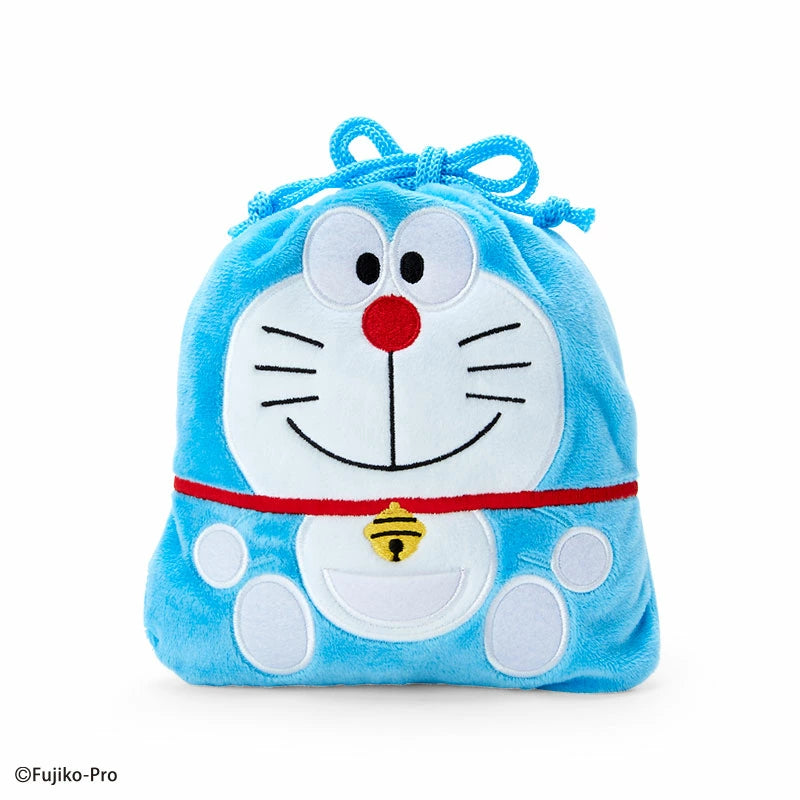 Japan Sanrio - Christmas Sweets 2025 Collection x I'm Doraemon Candy & Character-Shaped Drawstring Bag
