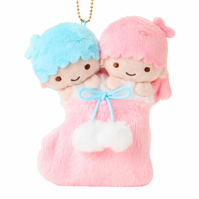 Japan Sanrio - Christmas Sweets 2025 Collection x Little Twin Stars Cookie & Boots Plush Keychain Set
