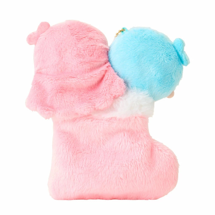 Japan Sanrio - Christmas Sweets 2025 Collection x Little Twin Stars Cookie & Boots Plush Keychain Set