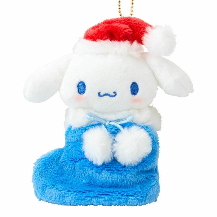 Japan Sanrio - Christmas Sweets 2025 Collection x Cinnamoroll Cookie & Boots Plush Keychain Set