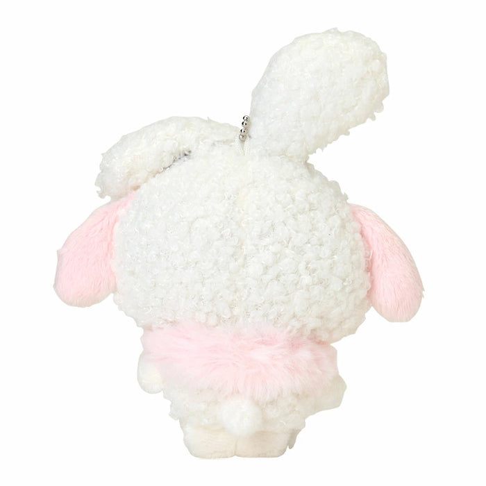 Japan Sanrio - Christmas Sweets 2025 Collection x  Snow Rabbit My Melody Ramune Candy & Plush Keychain Set