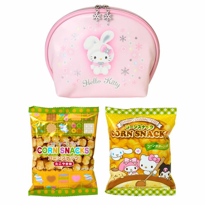 Japan Sanrio - Christmas Sweets 2025 Collection x  Snow Rabbit Hello Kitty Sweets & Pouch