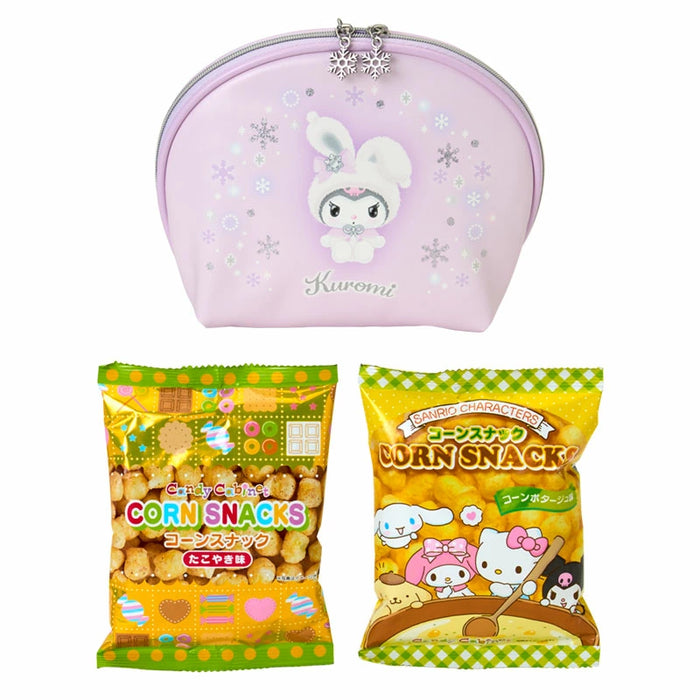 Japan Sanrio - Christmas Sweets 2025 Collection x  Snow Rabbit Kuromi Sweets & Pouch