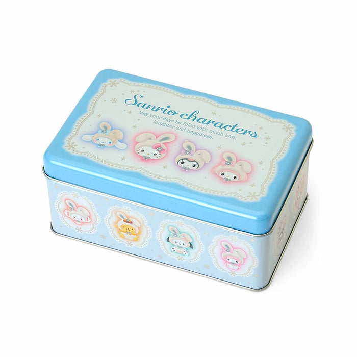 Japan Sanrio - Christmas Sweets 2025 Collection x  Snow Rabbit Sanrio Characters Biscuit & Tin Case