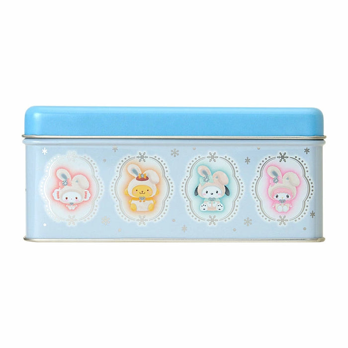 Japan Sanrio - Christmas Sweets 2025 Collection x  Snow Rabbit Sanrio Characters Biscuit & Tin Case