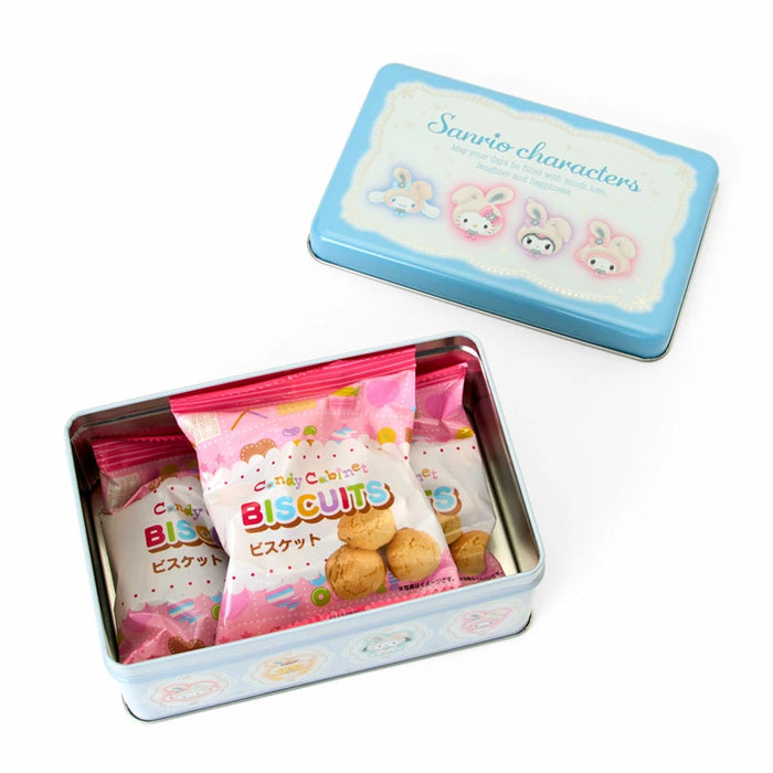 Japan Sanrio - Christmas Sweets 2025 Collection x  Snow Rabbit Sanrio Characters Biscuit & Tin Case
