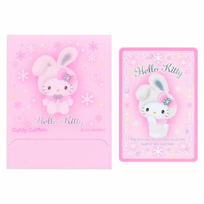 Japan Sanrio - Christmas Sweets 2025 Collection x  Snow Rabbit Sanrio Characters Secret Ramune & Card Case