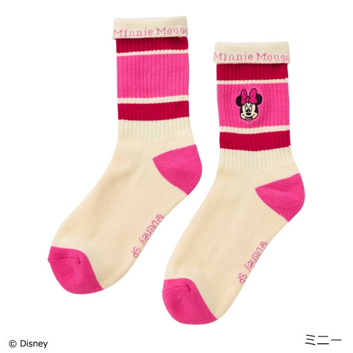 Japan Exclusive - 2026 Disney "Just Pink it!" Collection x Minnie Mouse Line Socks (Release Date: Mar 25, 2026)