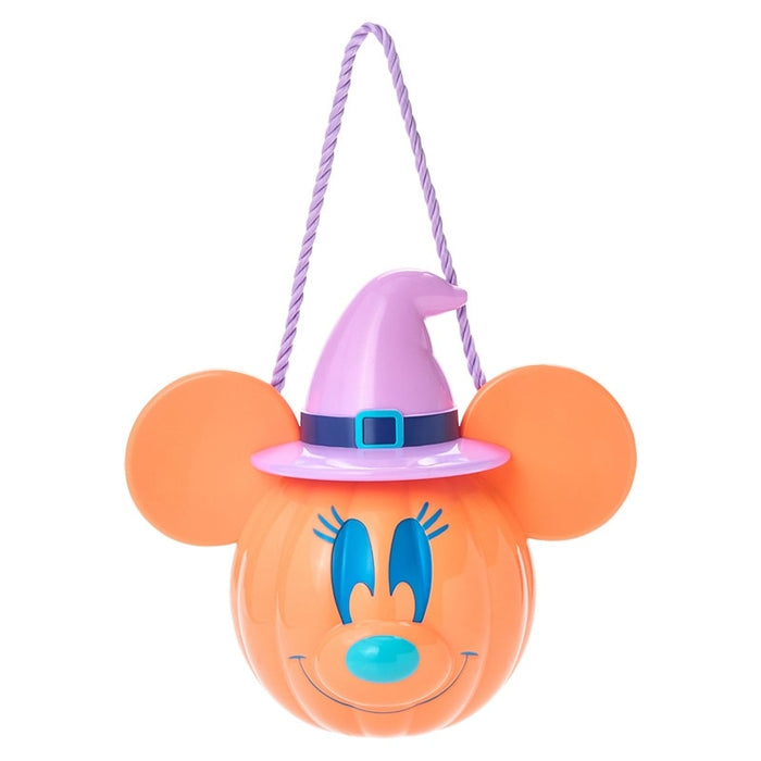 Japan Exclusive - Mickey or Minnie Mouse Jack-o'-Lantern Candy Pot with Snack