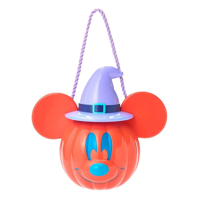 Japan Exclusive - Mickey or Minnie Mouse Jack-o'-Lantern Candy Pot with Snack
