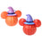 Japan Exclusive - Mickey or Minnie Mouse Jack-o'-Lantern Candy Pot with Snack