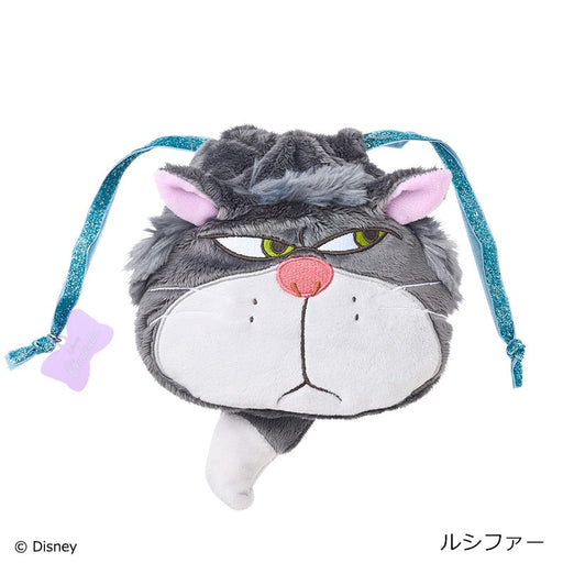 Japan Exclusive - 2026 Disney "Just Pink it!" Collection x Fluffy Cinderella Lucifer Face Drawstring Bag (Release Date: Mar 25, 2026)