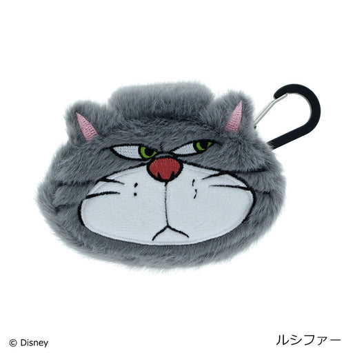 Japan Exclusive - 2026 Disney "Just Pink it!" Collection x Cinderella Lucifer Fluffy Mini Pouch with Carabiner  (Release Date: Mar 25, 2026)