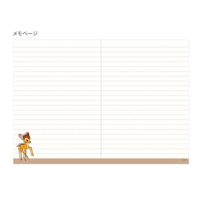 Japan Exclusive - Schedule Book & Calendar 2024 Collection x Bambi Notebook & Weekly Schedule Book B6
