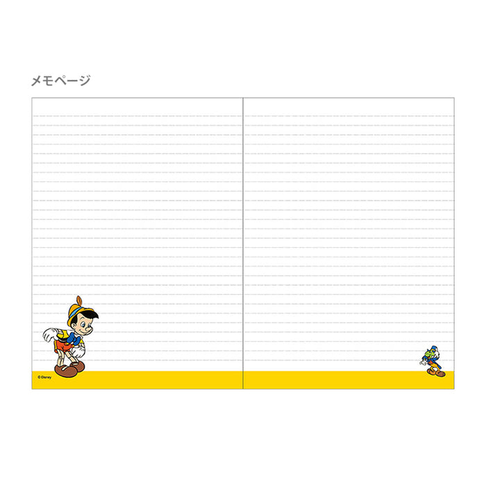 Japan Exclusive - Schedule Book & Calendar 2024 Collection x Pinocchio Notebook & Weekly Schedule Book B6 (Green Color)