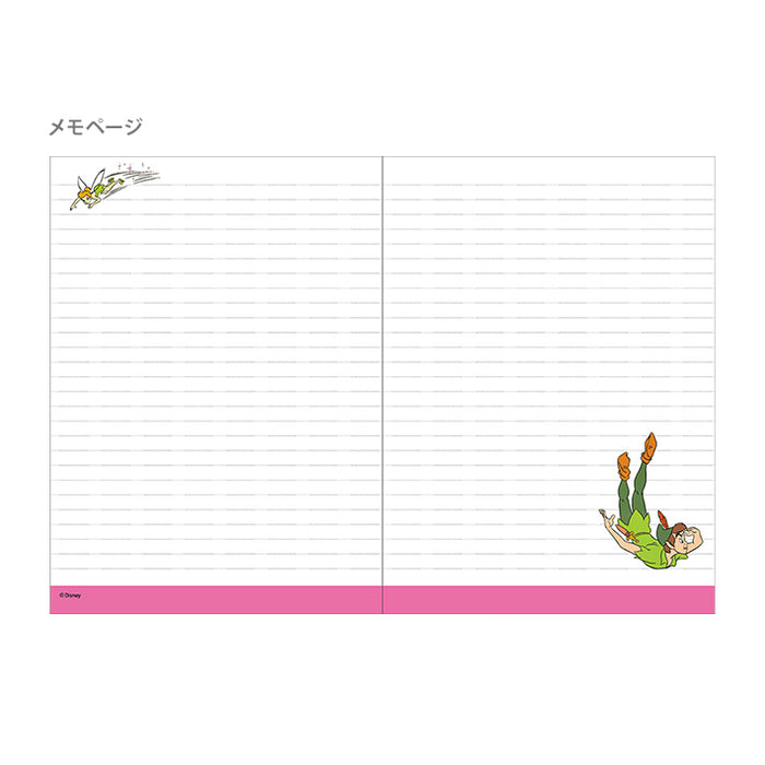 Japan Exclusive - Schedule Book & Calendar 2024 Collection x Peter Pan Notebook & Weekly Schedule Book B6